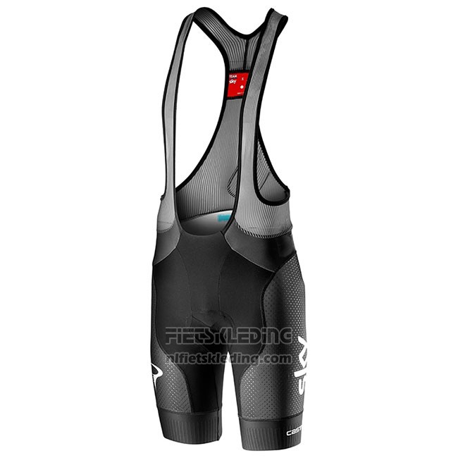 2019 Fietskleding Sky Aero Zwart Blauw Korte Mouwen en Koersbroek